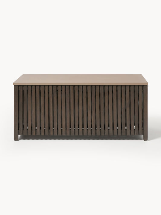 Simpales Arkin Garden Storage Box with Insert in Acacia Wood, W 129 cm