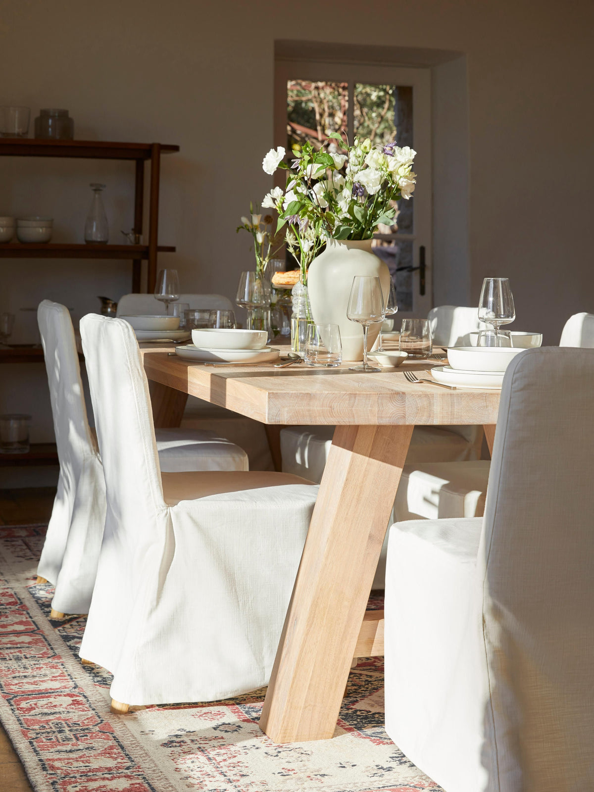 Simpales Ashton Dining Table, Oak, in Various Sizes