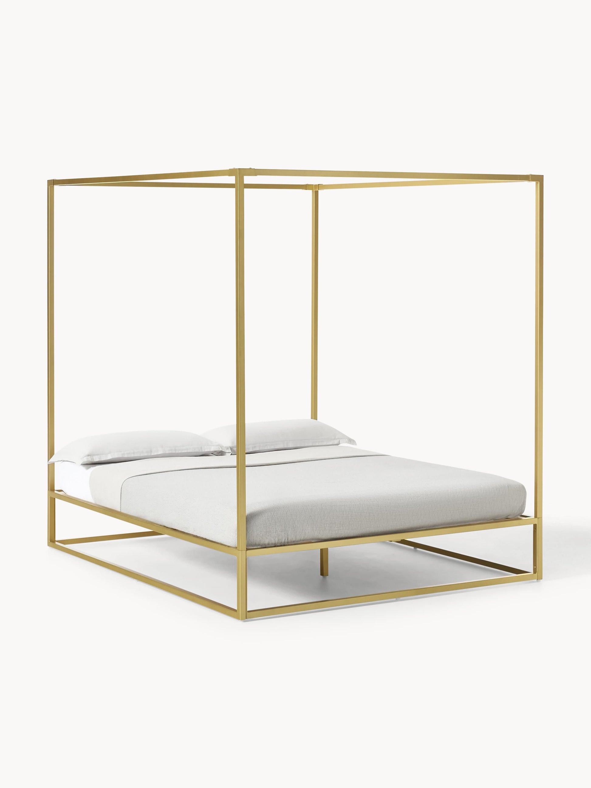 Simpales Belle Four-Poster Bed, Metal