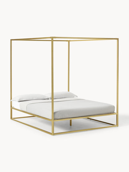 Simpales Belle Four-Poster Bed, Metal
