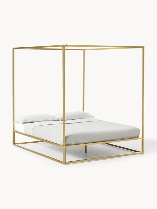 Simpales Belle Four-Poster Bed, Metal