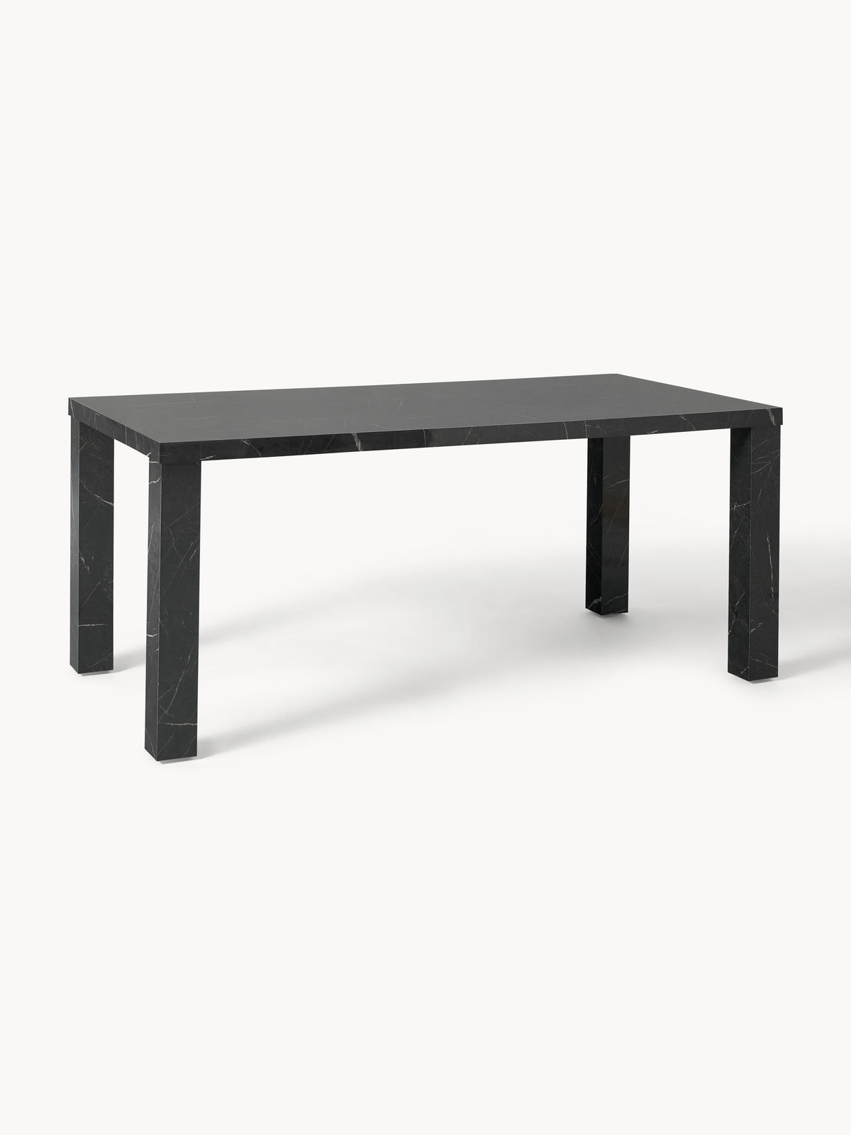 Simpales Carl Dining Table with Marble Look, 180 x 90 cm
