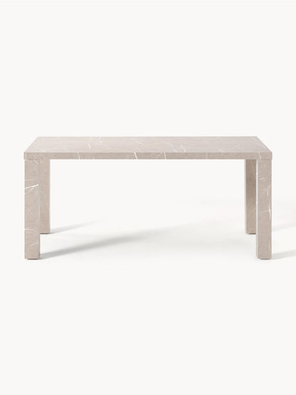 Simpales Carl Dining Table with Marble Look, 180 x 90 cm