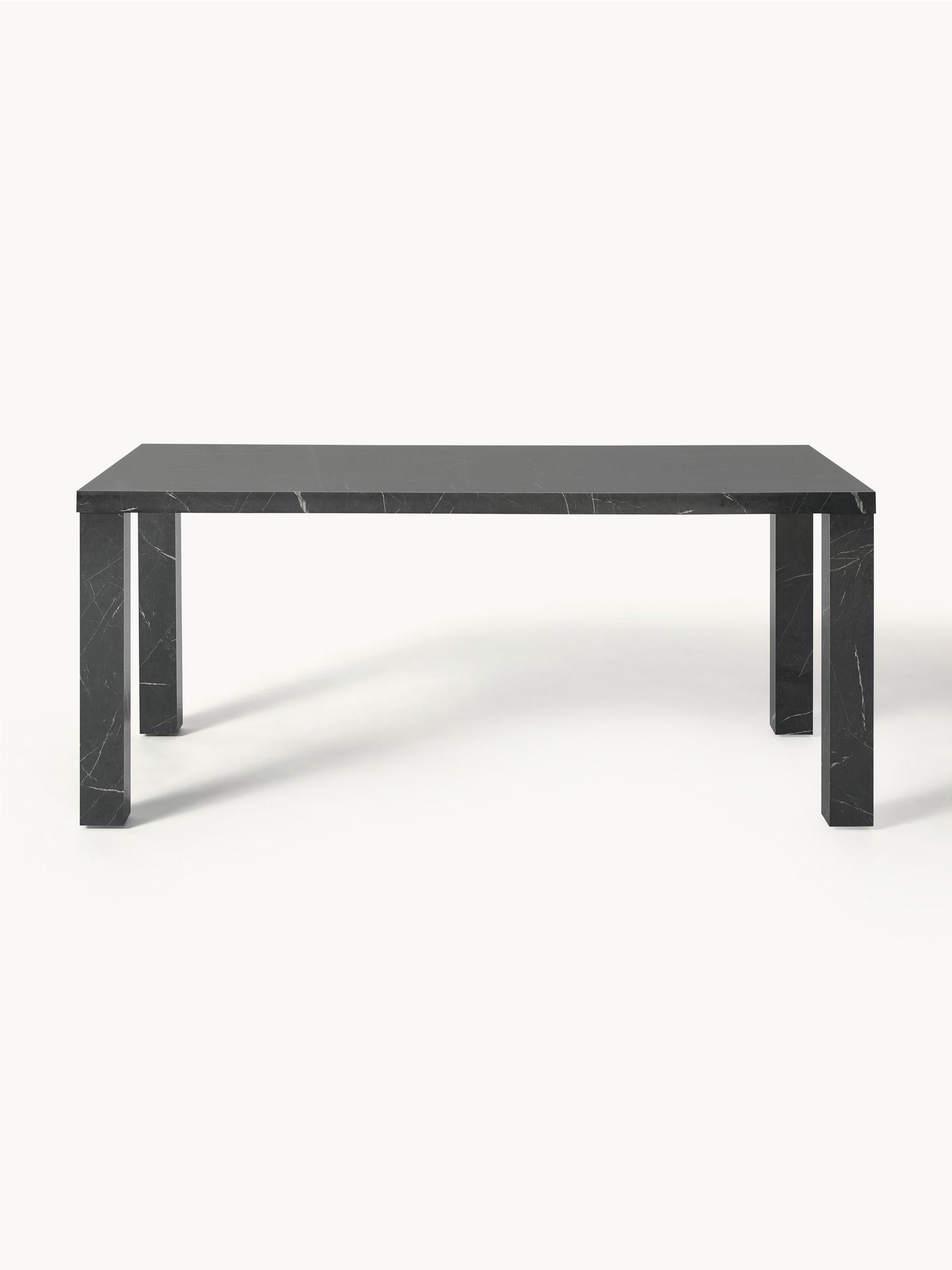 Simpales Carl Dining Table with Marble Look, 180 x 90 cm