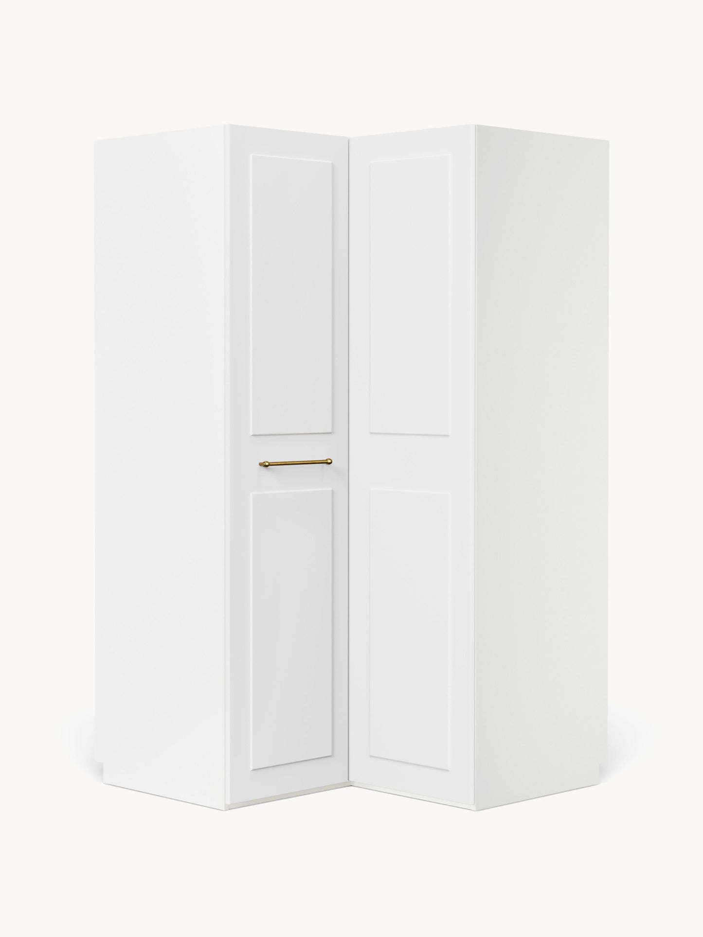Simpales Charlotte Modular Wardrobe for Corners, 115 cm Wide