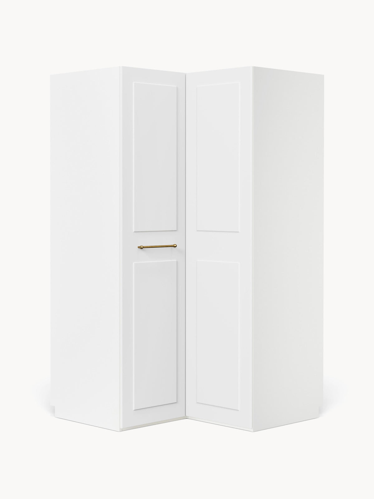 Simpales Charlotte Modular Wardrobe for Corners, 115 cm Wide