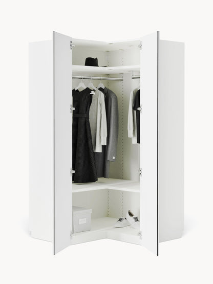 Simpales Charlotte Modular Wardrobe for Corners, 115 cm Wide