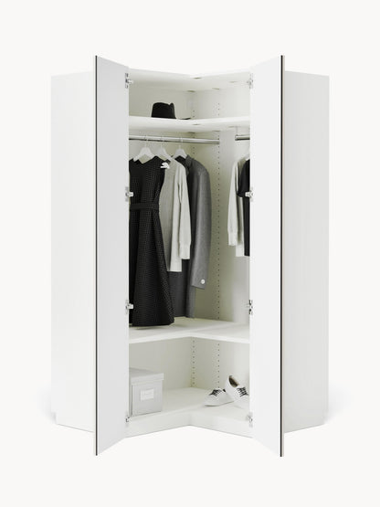 Simpales Charlotte Modular Wardrobe for Corners, 115 cm Wide