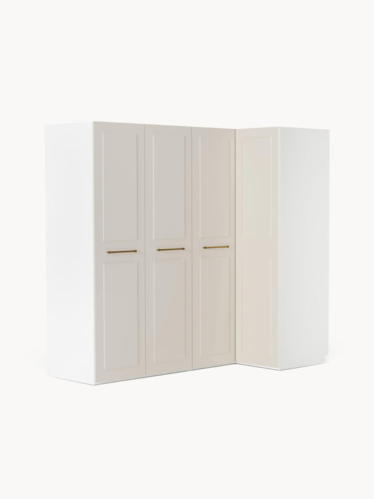 Simpales Charlotte Modular Wardrobe for Corners, 215 cm Wide, in Various Sizes