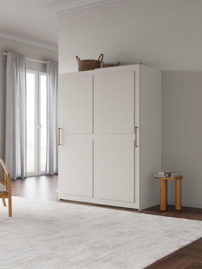 Simpales Charlotte Modular Wardrobe, Sliding-Door, 150 cm Wide, in Various Sizes