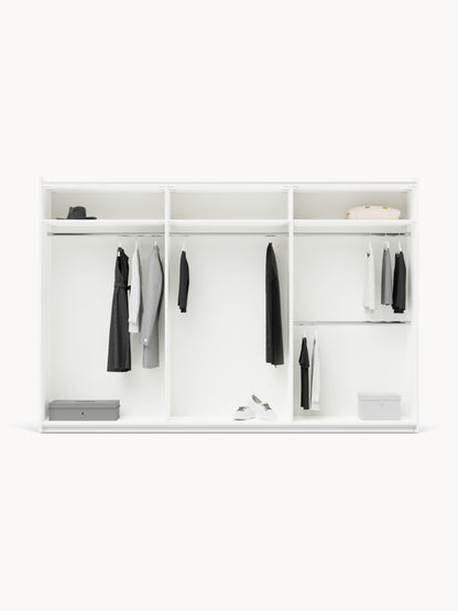 Simpales Charlotte Modular Wardrobe with Sliding Doors, 300 cm Wide, in Various Sizes