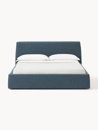 Simpales Cloud Bed, Upholstered in Bouclé
