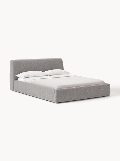 Simpales Cloud Bed, Upholstered in Bouclé