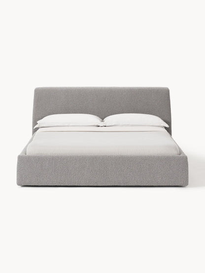 Simpales Cloud Bed, Upholstered in Bouclé
