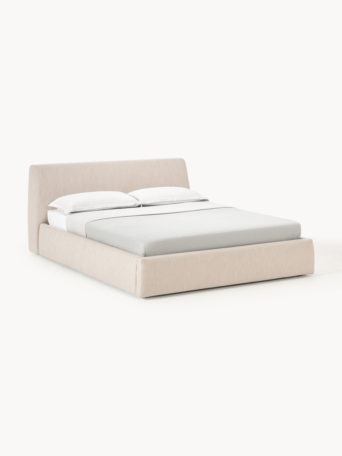 Simpales Cloud Bed with Storage, Upholstered