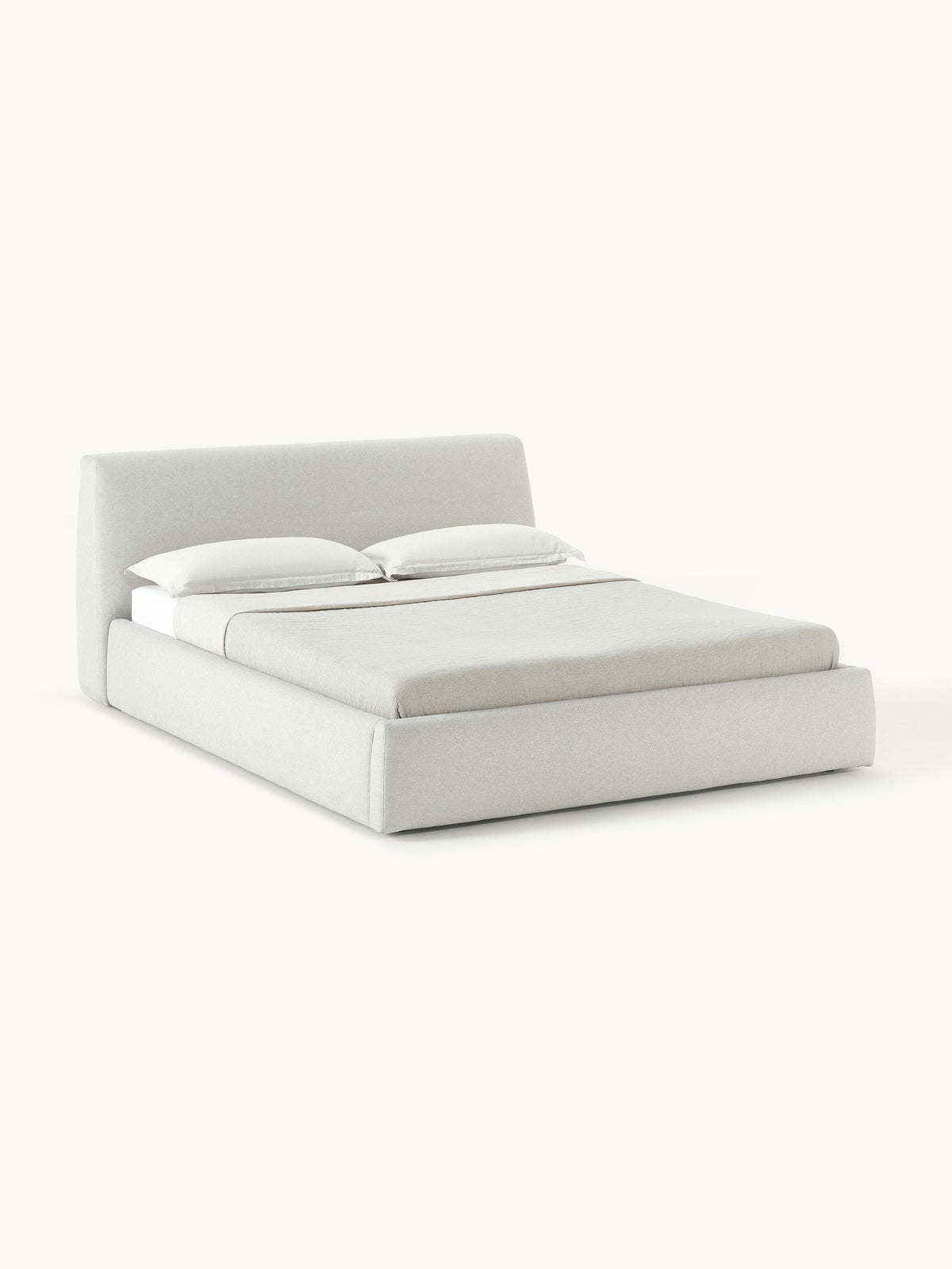 Simpales Cloud Bed with Storage, Upholstered