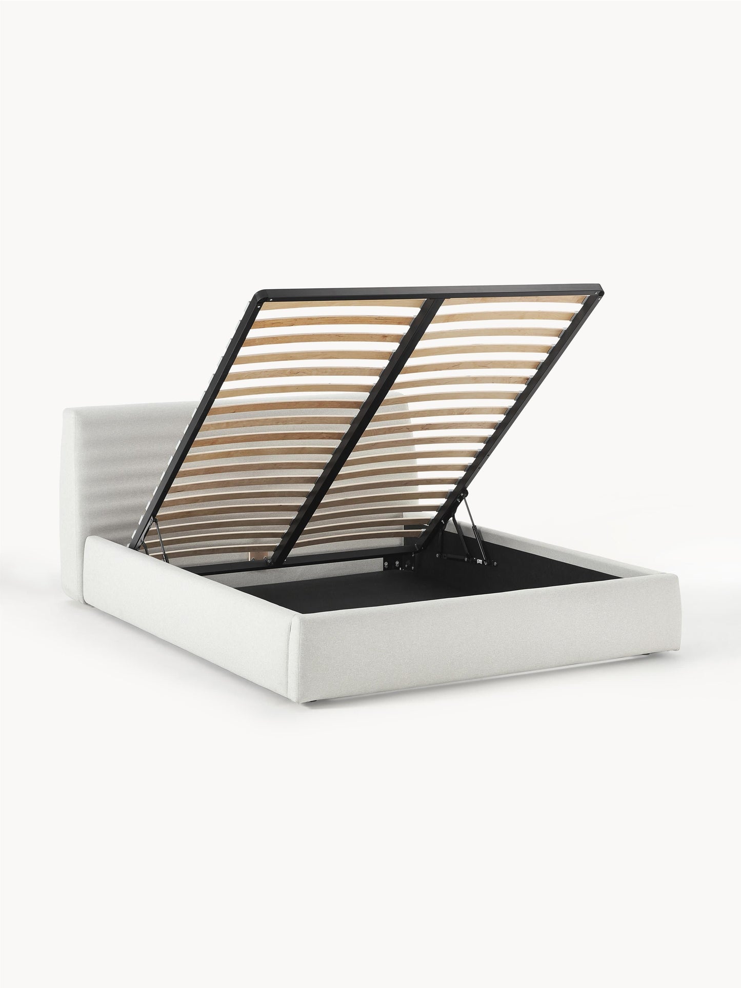 Simpales Cloud Bed with Storage, Upholstered