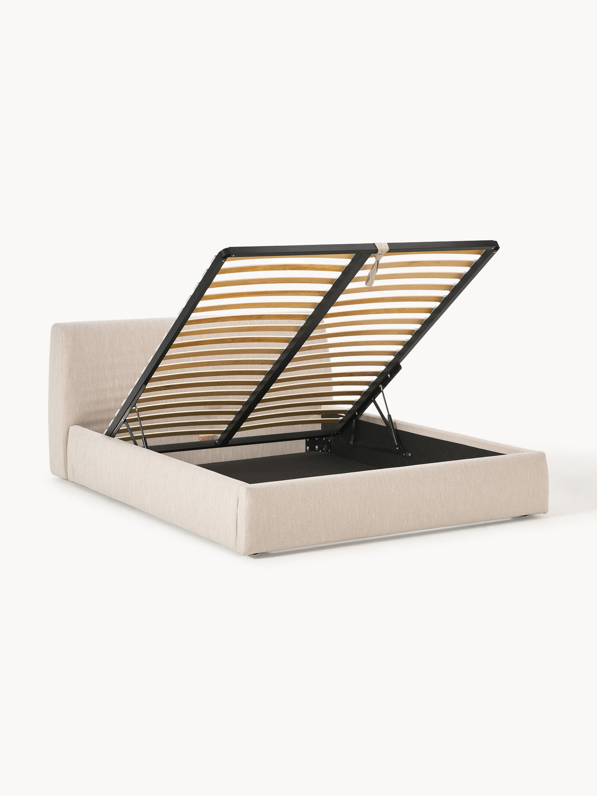Simpales Cloud Bed with Storage, Upholstered