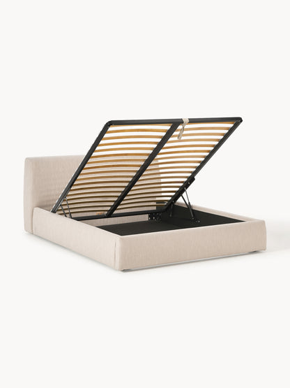 Simpales Cloud Bed with Storage, Upholstered