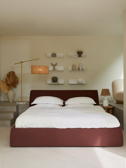 Simpales Cloud Bed with Storage, Upholstered