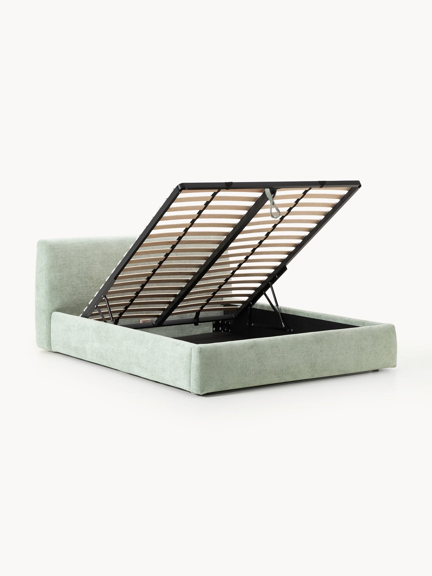 Simpales Cloud Bed with Storage, Upholstered