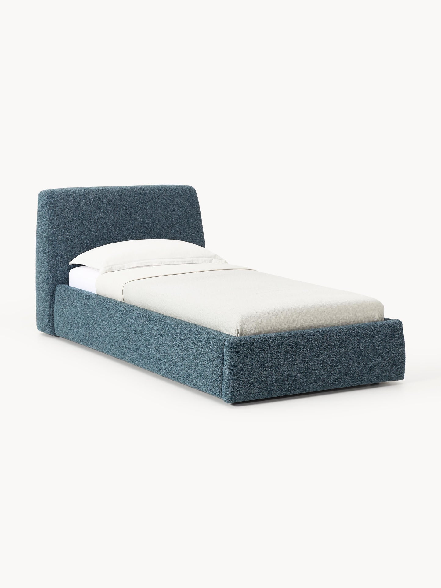 Simpales Cloud Single Bed with Storage, Bouclé