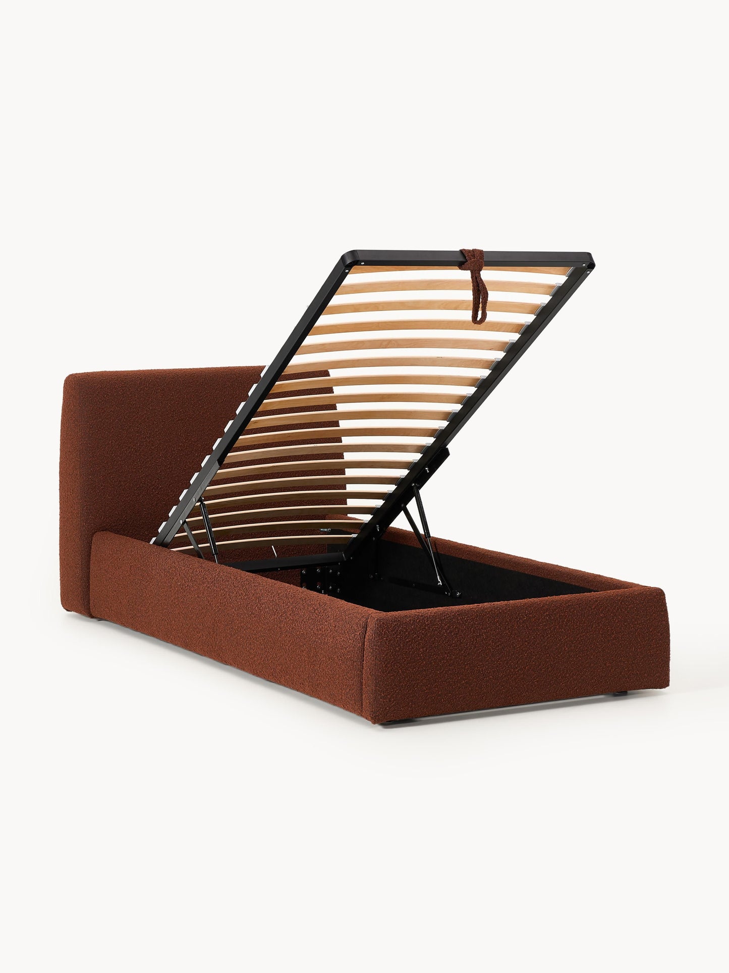 Simpales Cloud Single Bed with Storage, Bouclé
