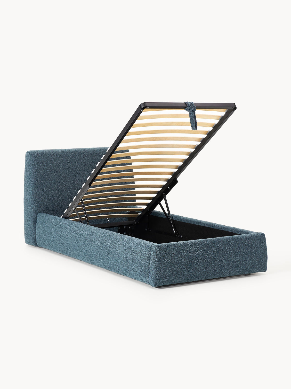 Simpales Cloud Single Bed with Storage, Bouclé