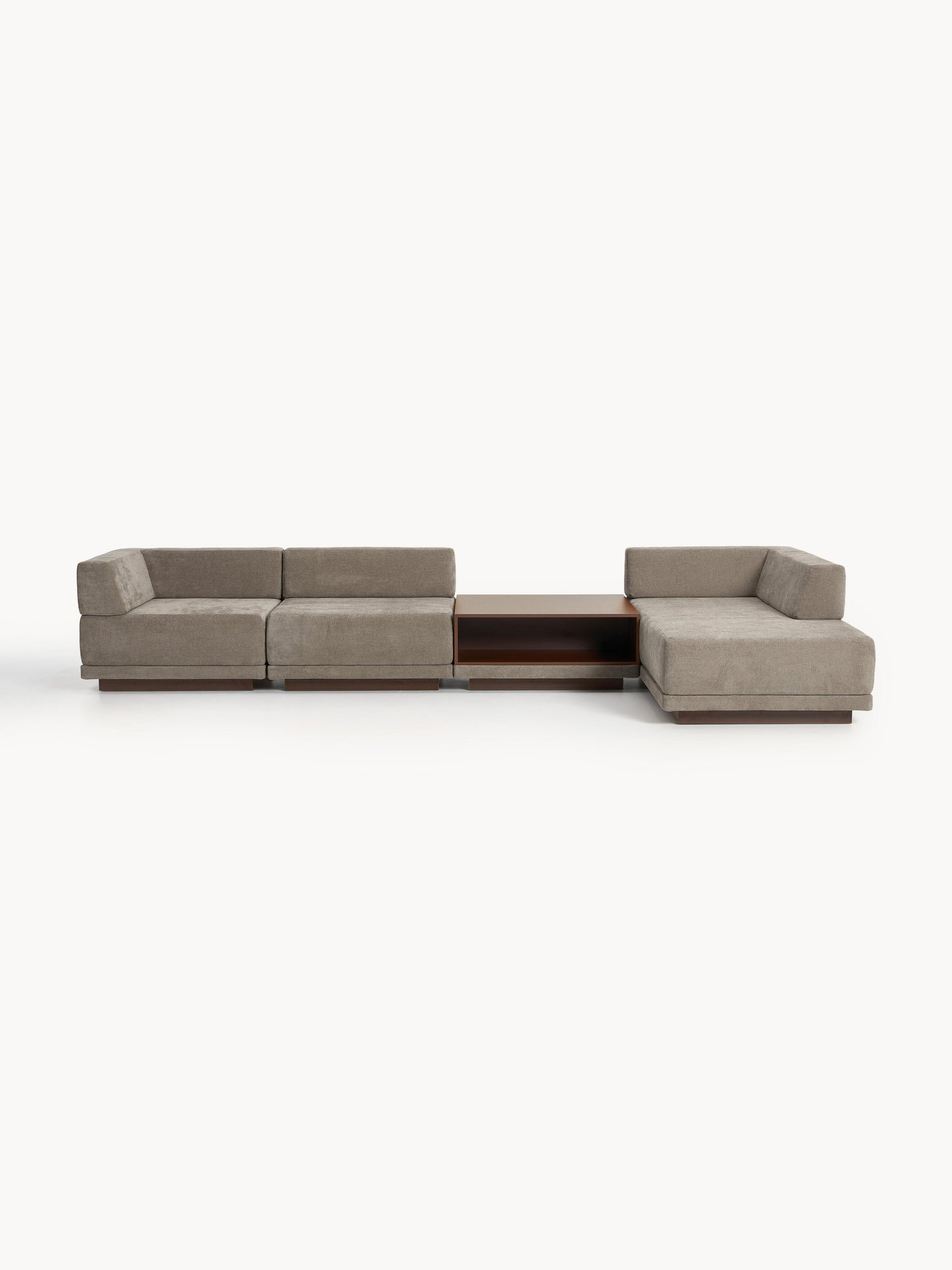 Simpales Colin Modular Corner Sofa with Coffee Table (4-Seater)