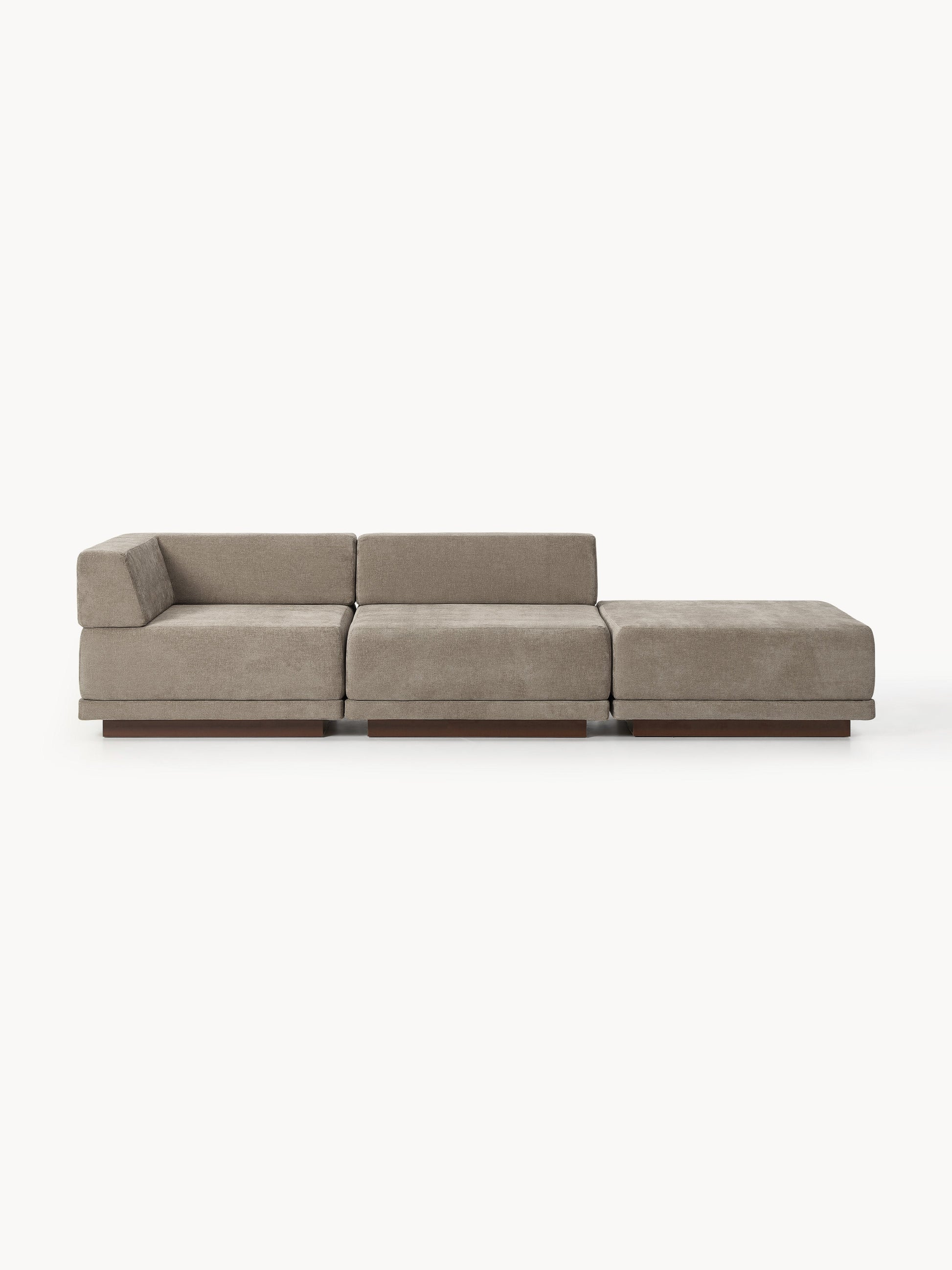 Simpales Colin Sofa with Ottoman, Modular, 4-Seater