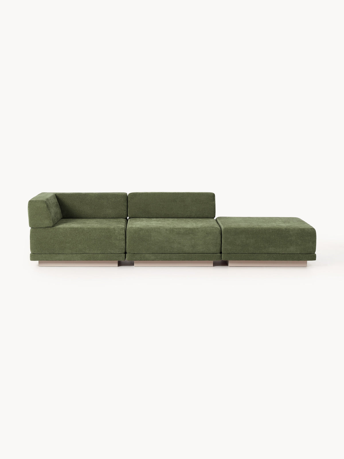 Simpales Colin Sofa with Ottoman, Modular, 4-Seater
