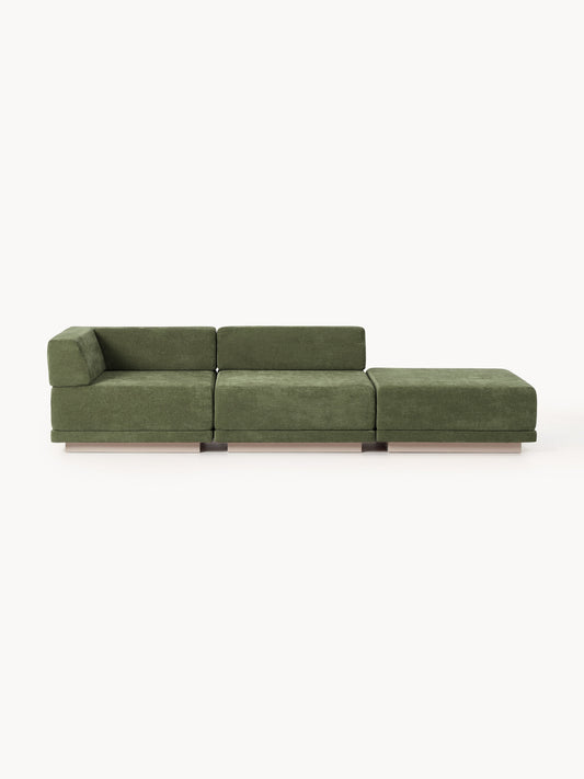 Simpales Colin Sofa with Ottoman, Modular, 4-Seater