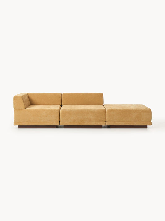 Simpales Colin Sofa with Ottoman, Modular, 4-Seater