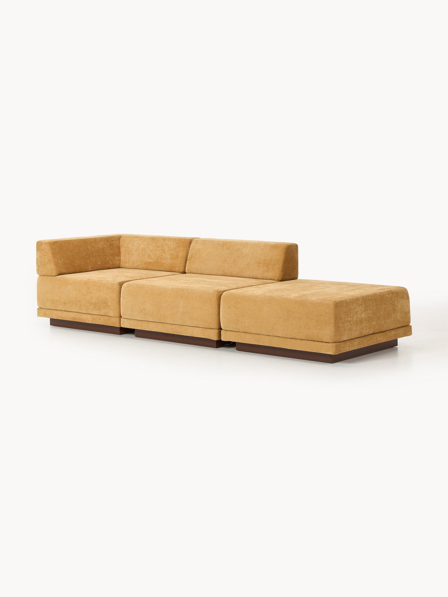 Simpales Colin Sofa with Ottoman, Modular, 4-Seater