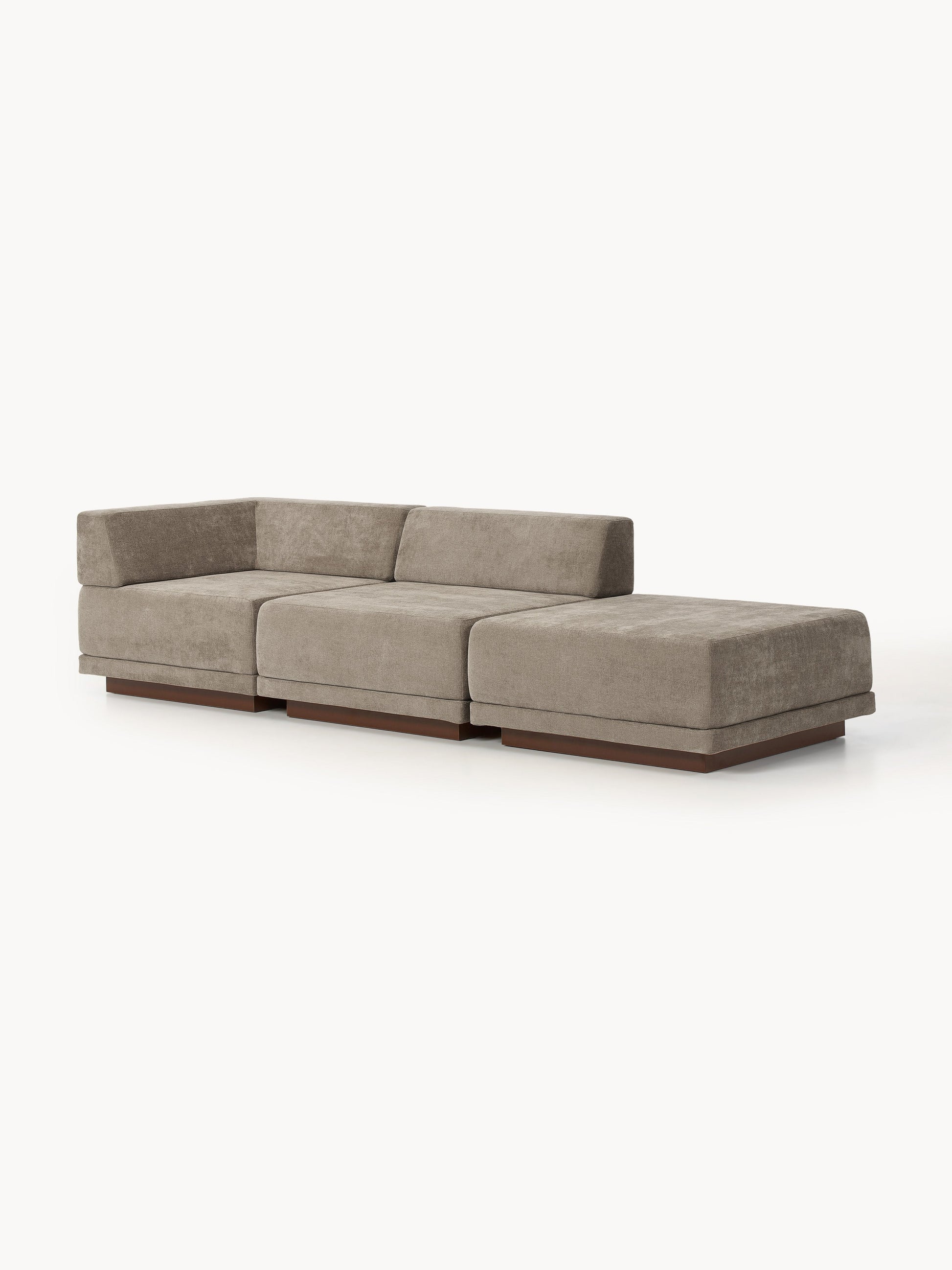 Simpales Colin Sofa with Ottoman, Modular, 4-Seater
