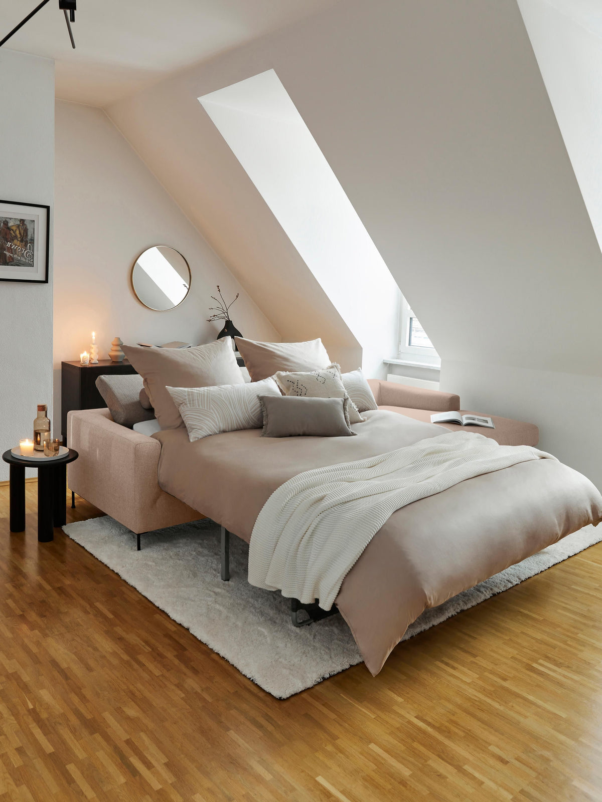 Simpales Cucita Sofa Bed, 3-Seater, with Mattress