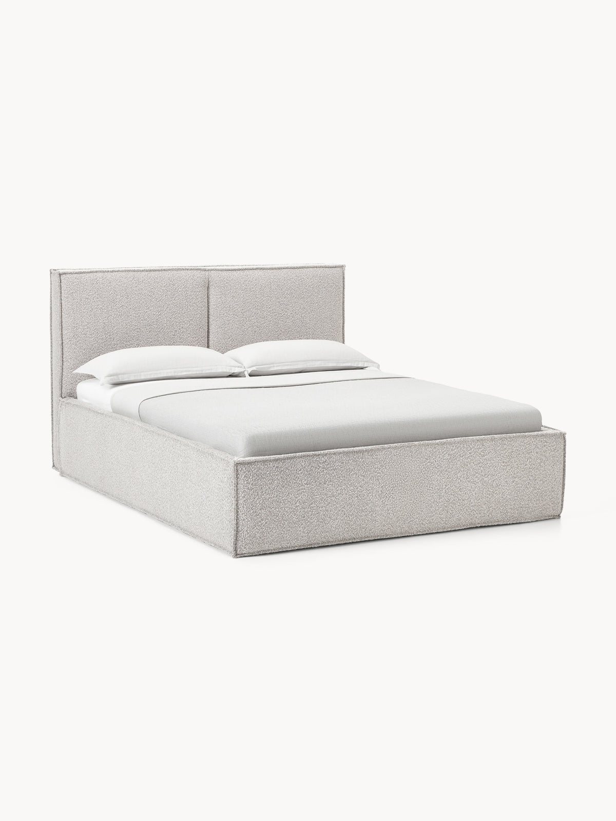 Simpales Dream Bed, Upholstered in Bouclé