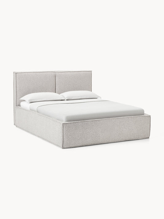Simpales Dream Bed, Upholstered in Bouclé