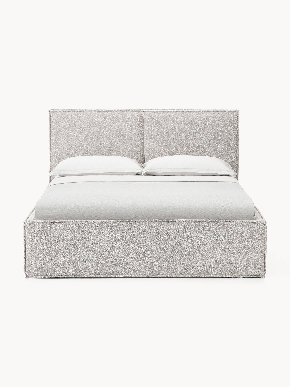 Simpales Dream Bed, Upholstered in Bouclé