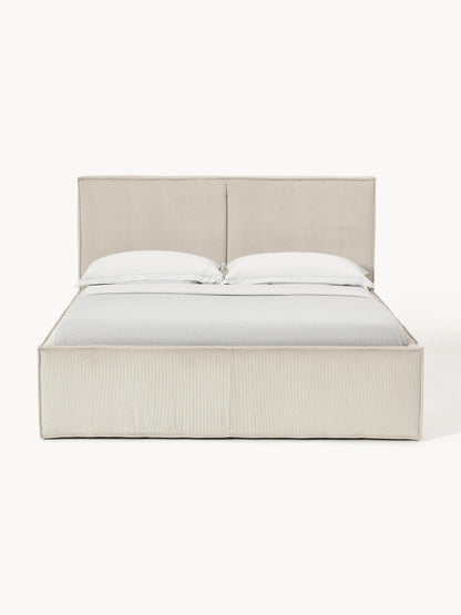 Simpales Dream Bed, Upholstered in Corduroy