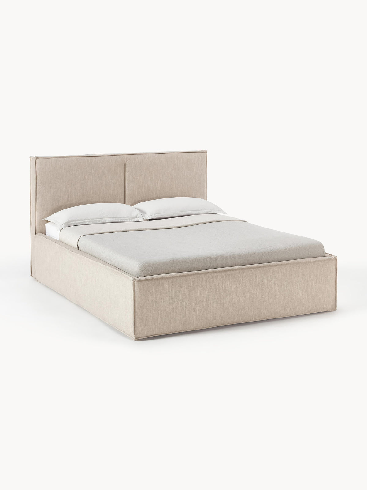 Simpales Dream Bed with Storage, Upholstered