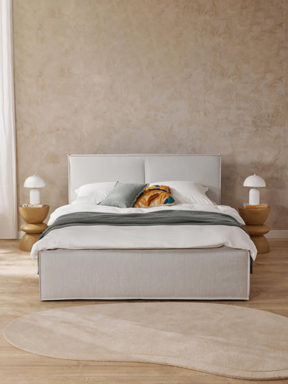 Simpales Dream Bed with Storage, Upholstered