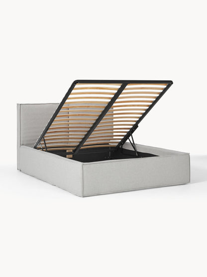 Simpales Dream Bed with Storage, Upholstered
