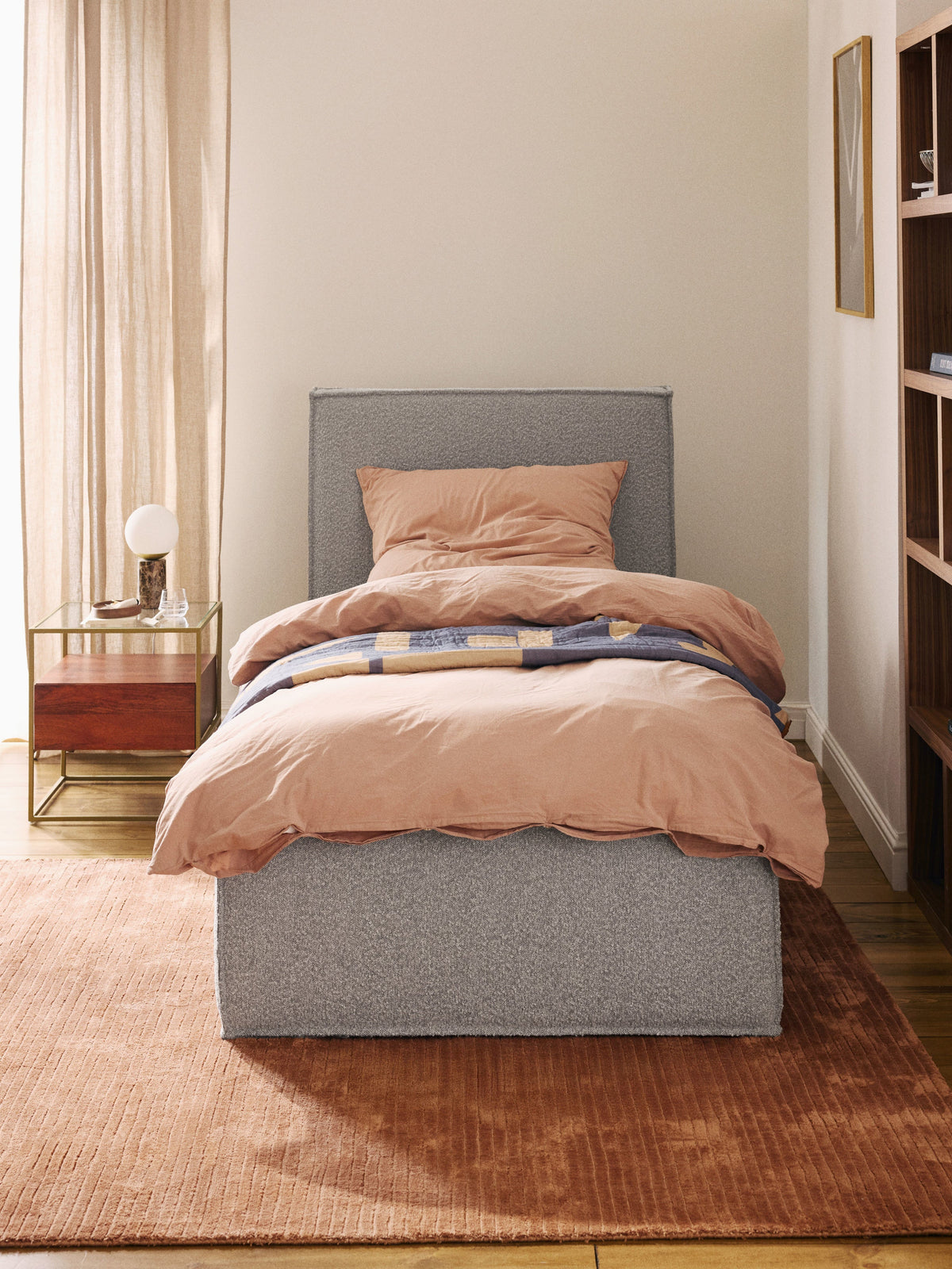 Simpales Dream Bouclé Bed, Single