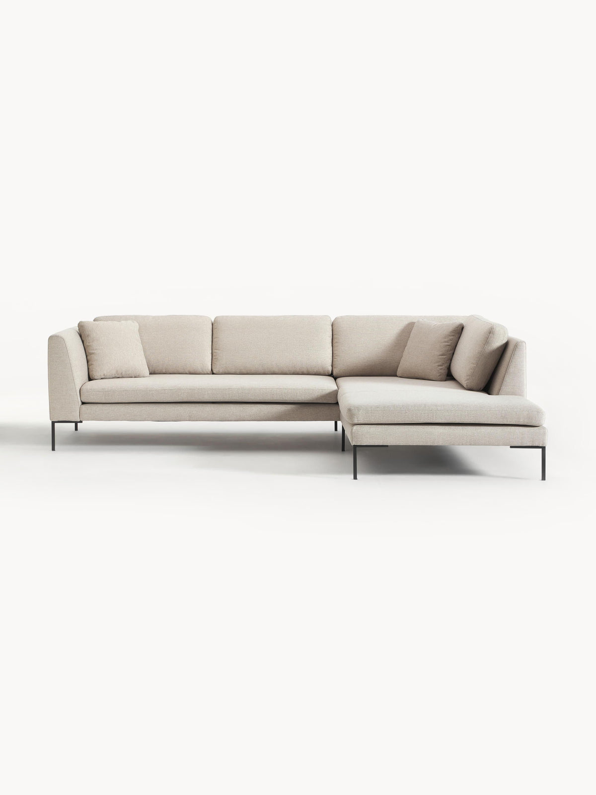 Simpales Emma Corner Sofa (Metal Legs)