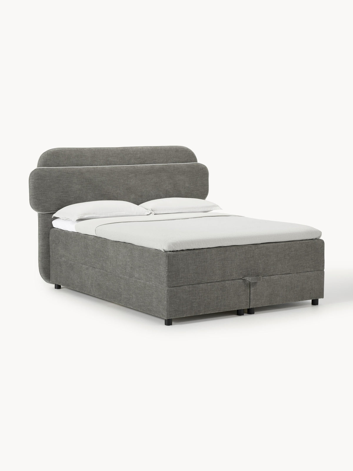 Simpales Enrica Bed with Box Spring and Storage