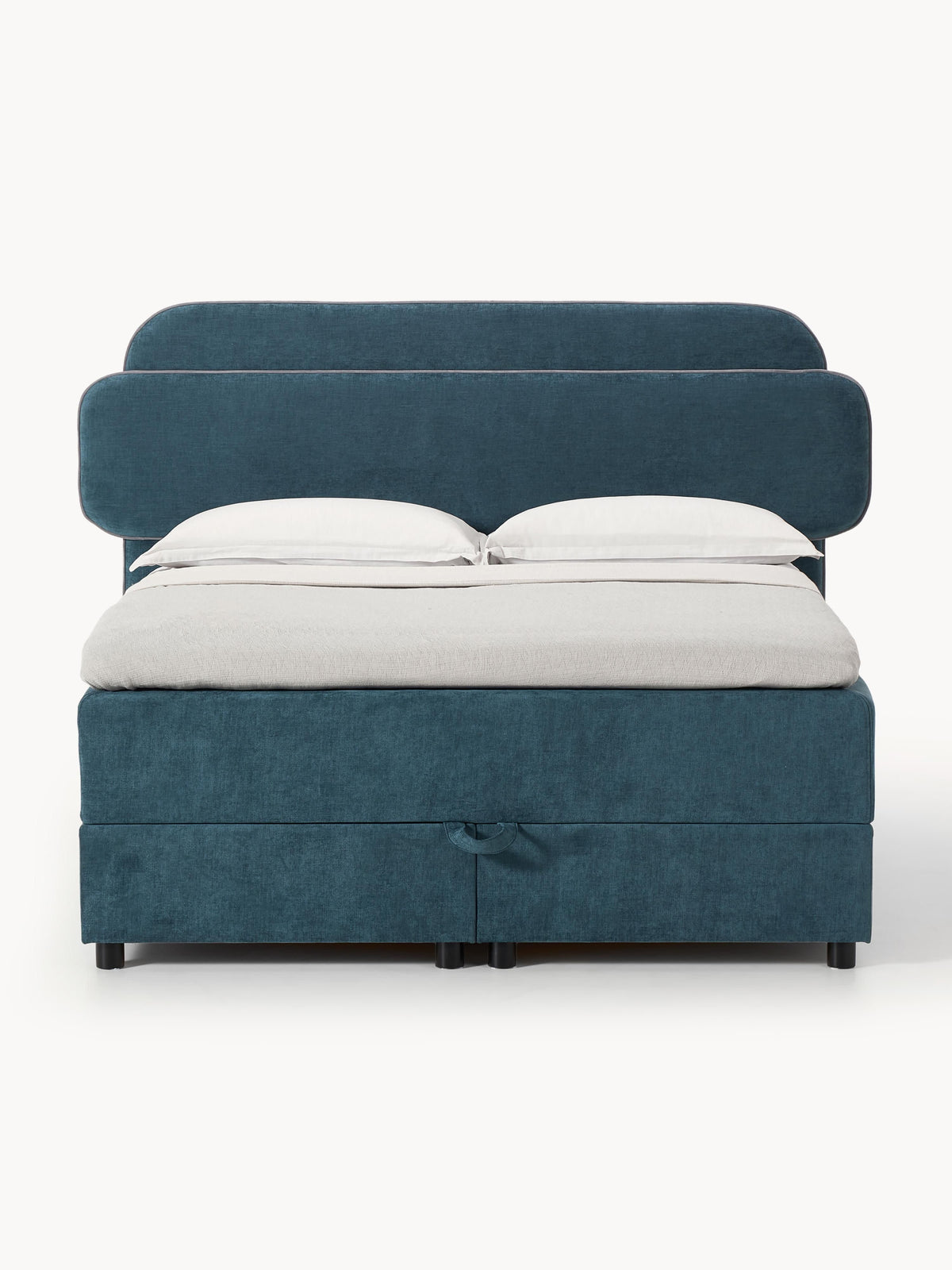 Simpales Enrica Bed with Box Spring and Storage