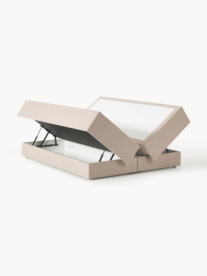 Simpales Enya Bed with Box Spring and Storage
