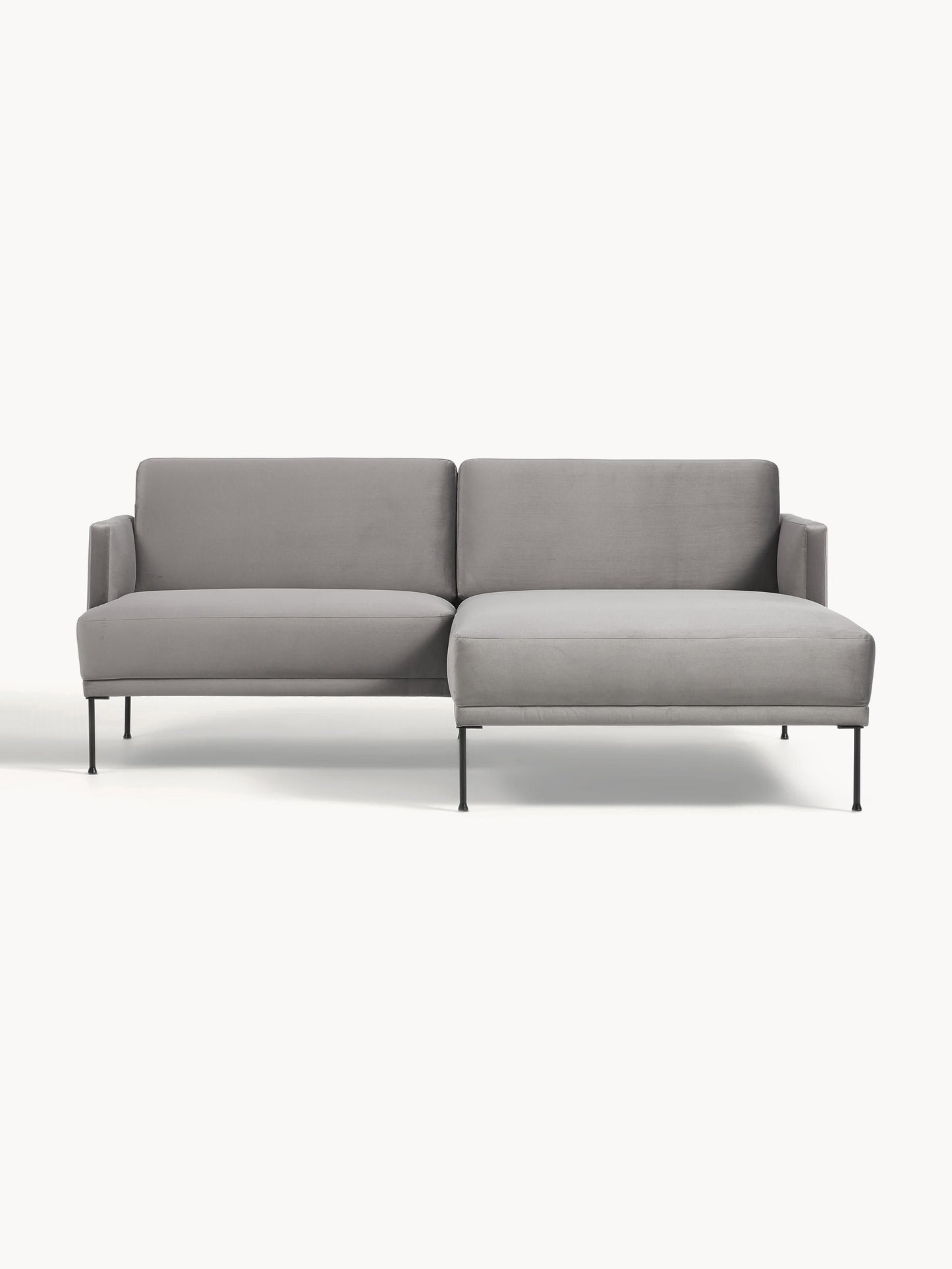 Simpales Fluente Small Corner Sofa, Velvet