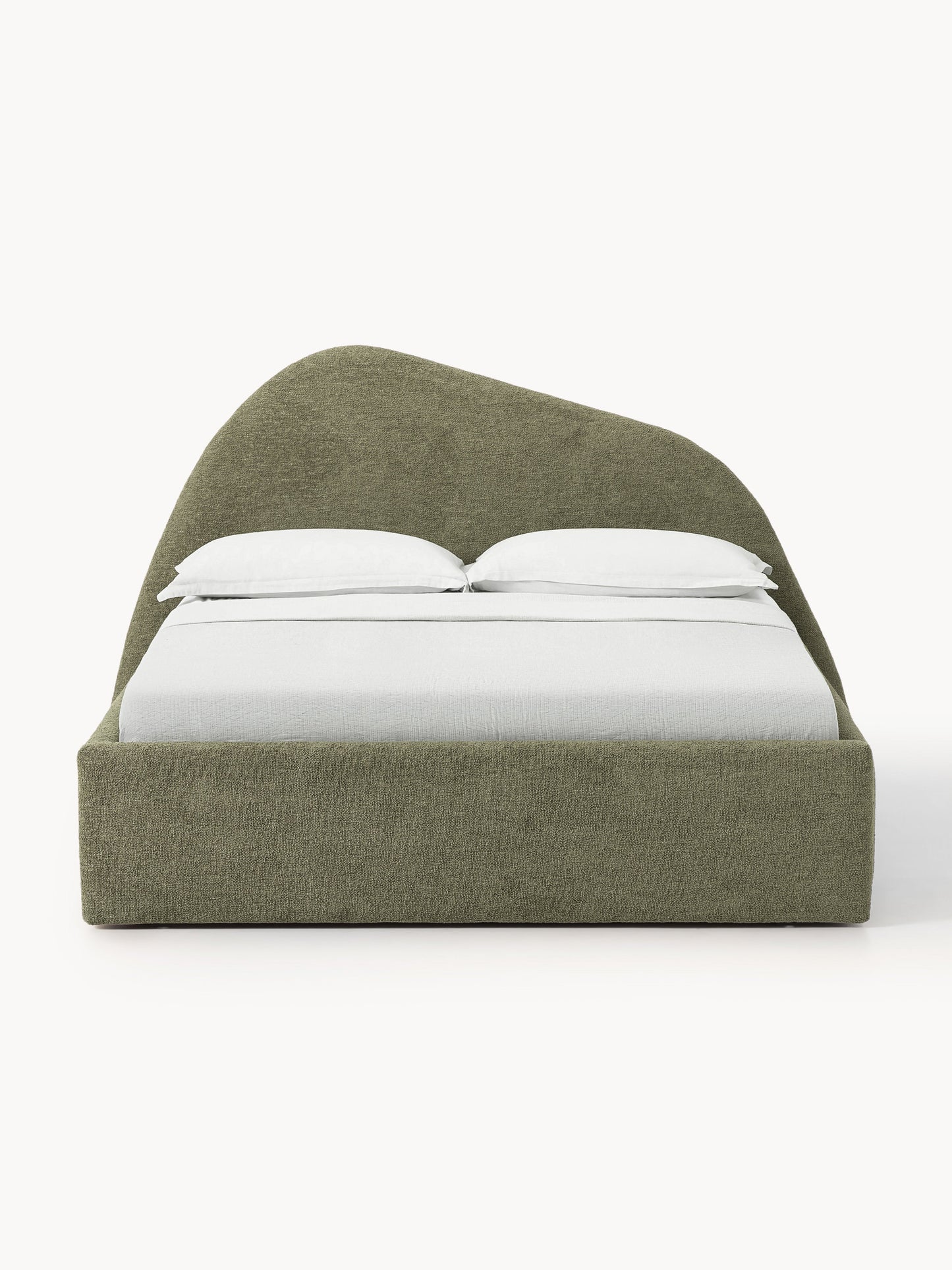 Simpales Gary Bed, Upholstered in Bouclé